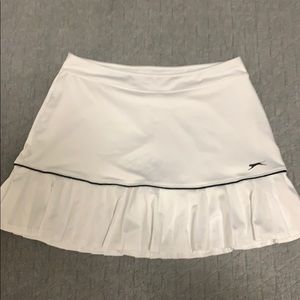 White golf skirt